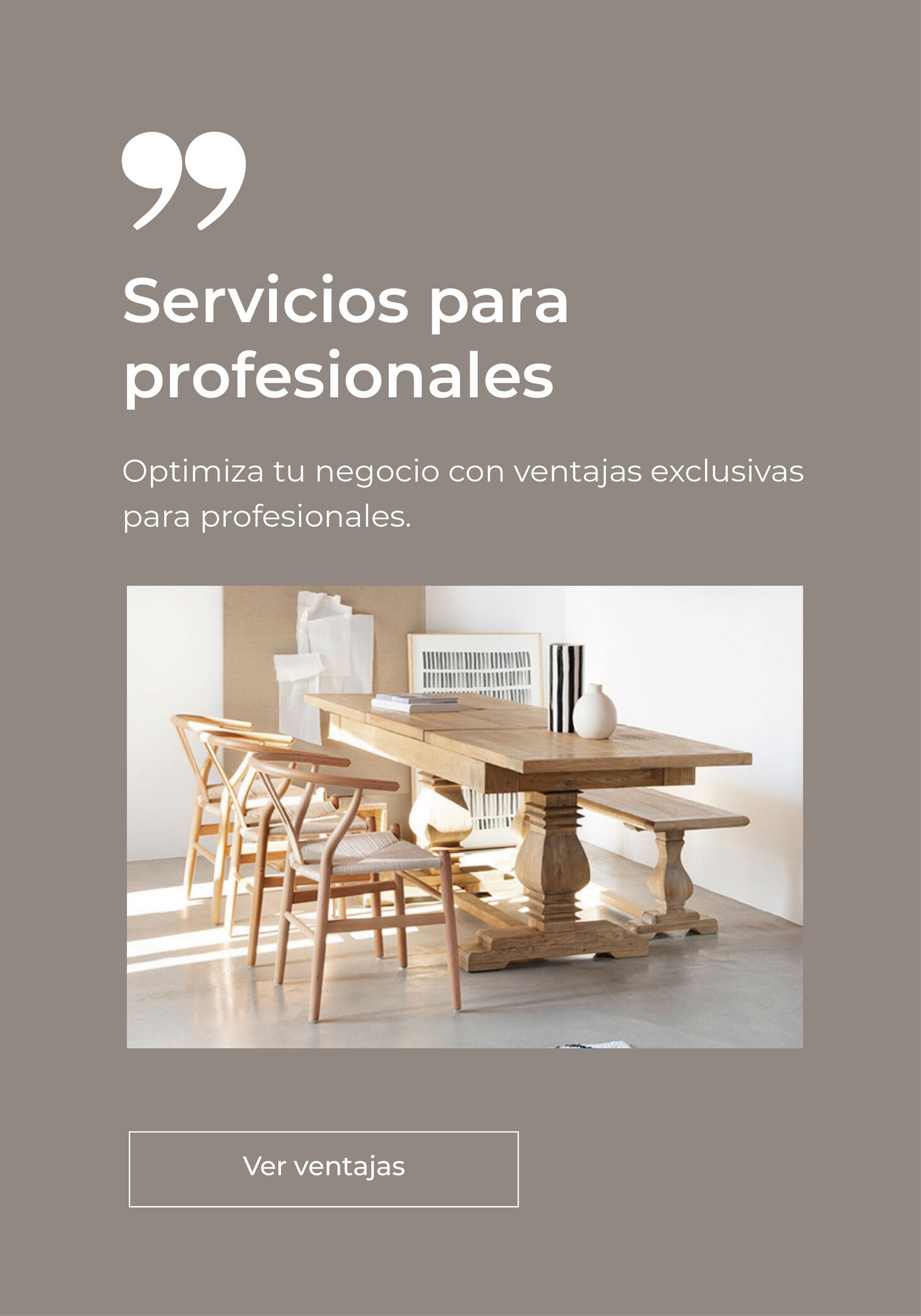 Servicios para profesionales