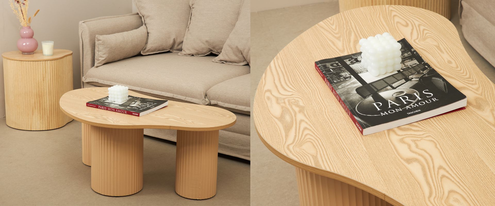 Muebles de madera de paulownia