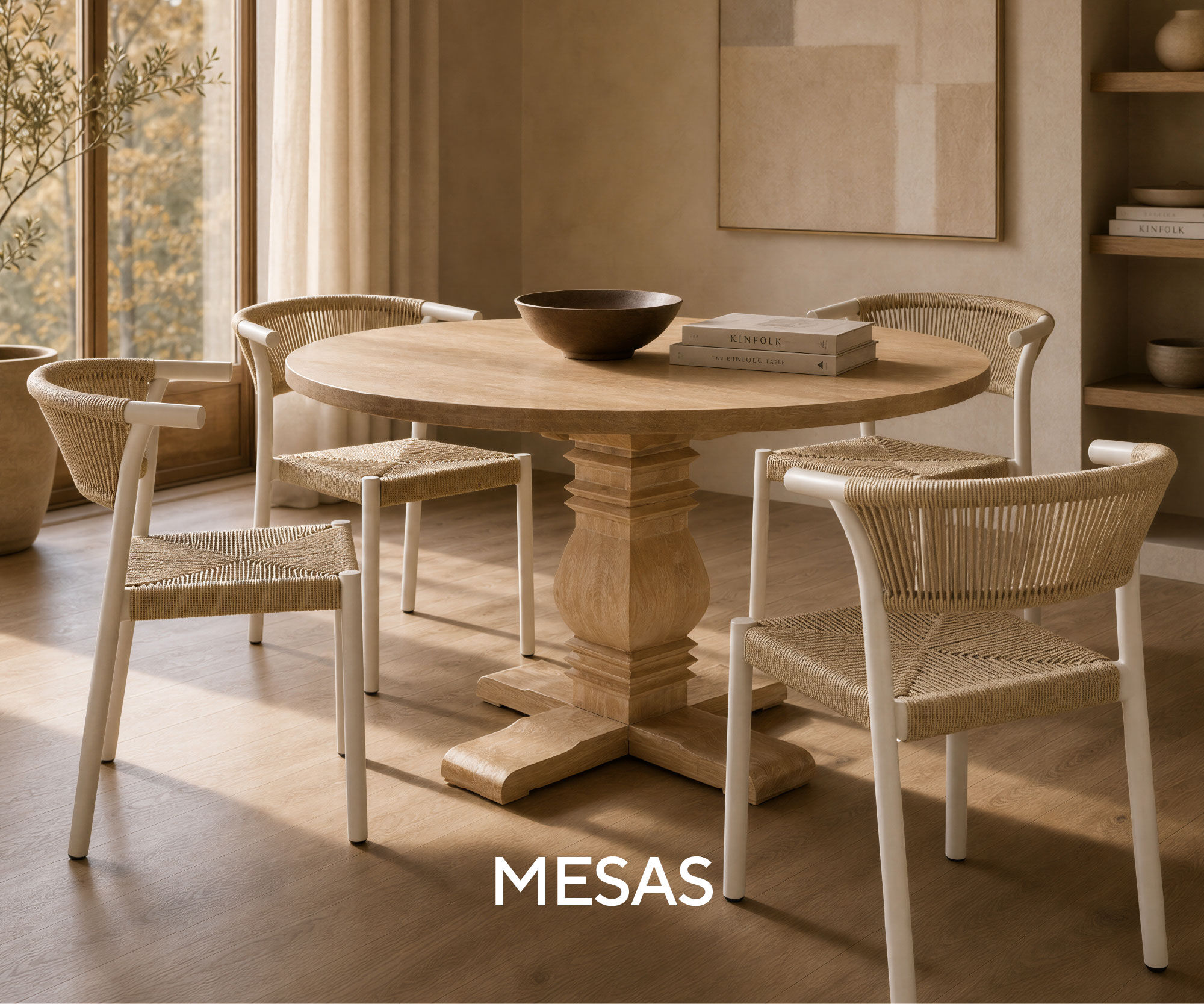 Mesa de centro de madera