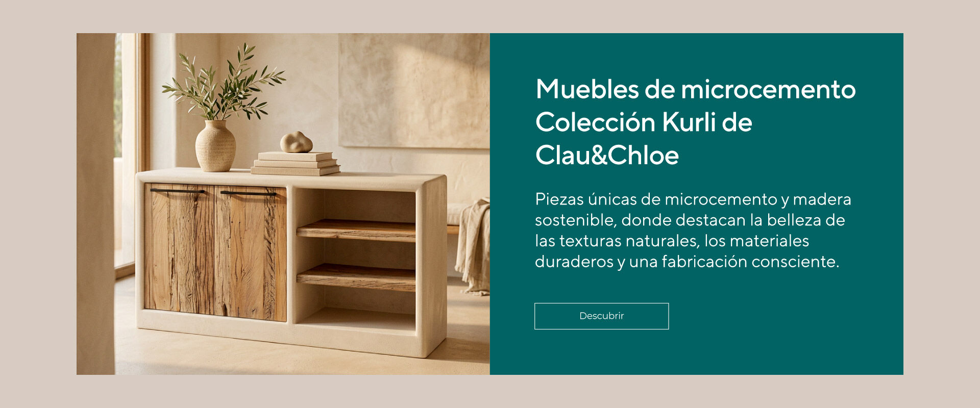 Muebles de microcemento