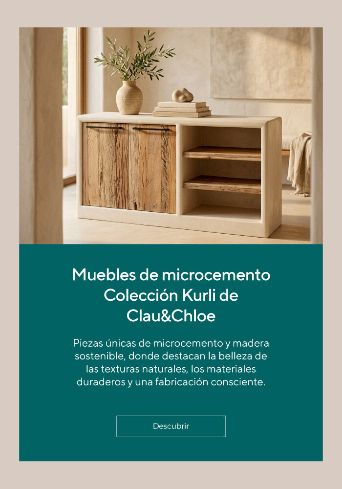 Muebles de microcemento
