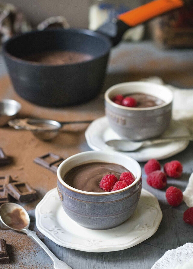 receta de natillas de chocolate