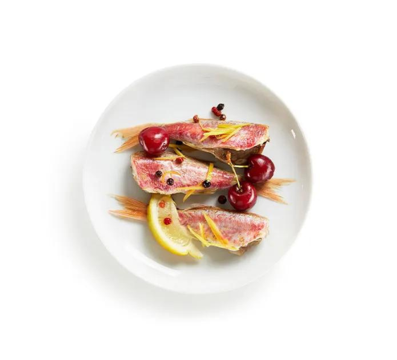 Receta de Salmonetes con cerezas