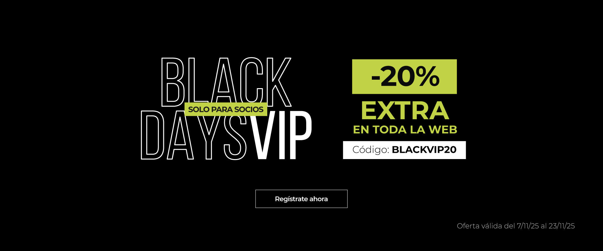 Black Days Vip