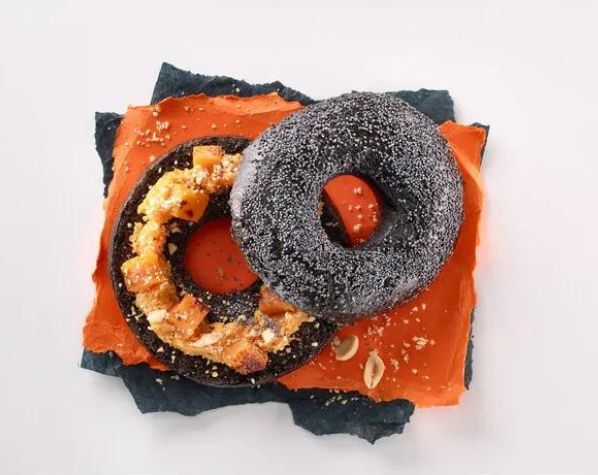 Receta de Bagel de calabaza y cacahuetes