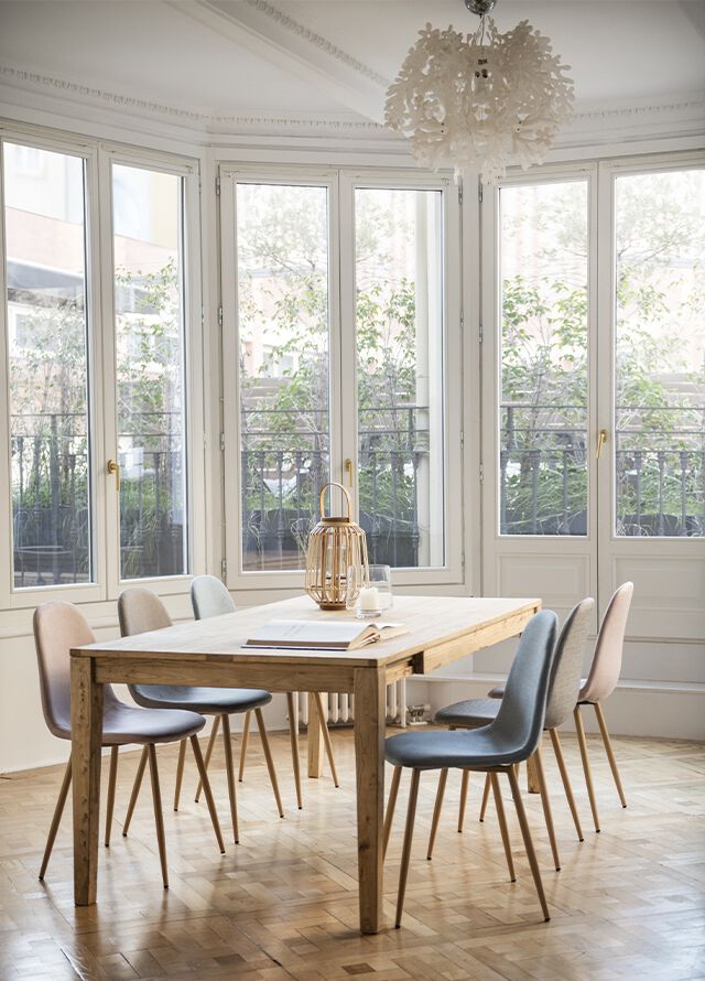 Mesa de madera de olmo slow living