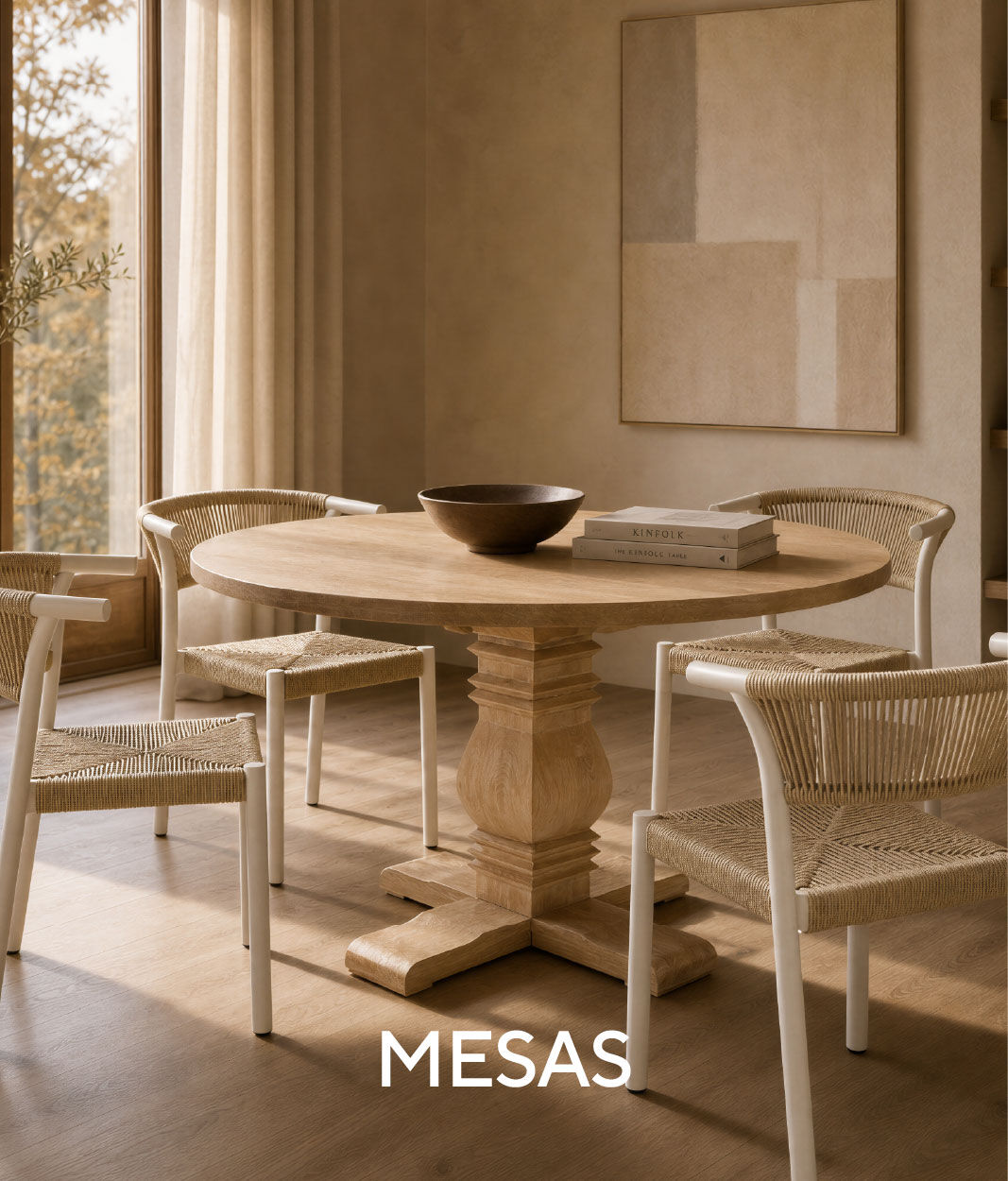 Mesa de centro de madera