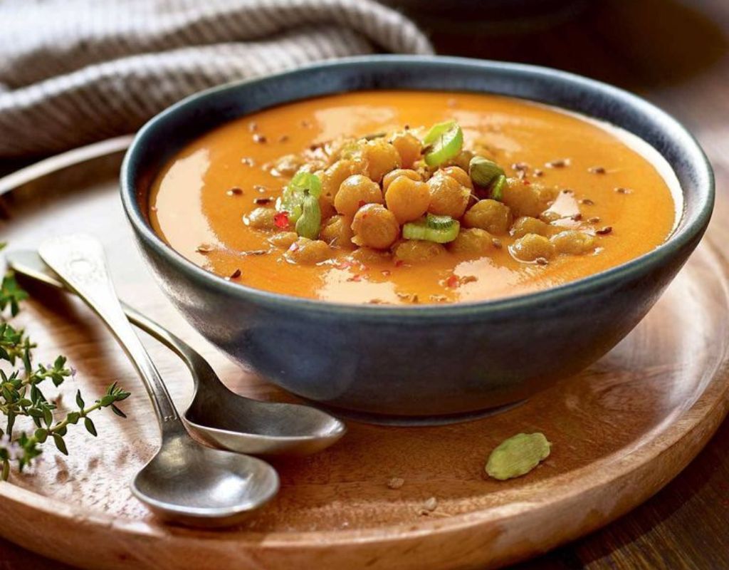 Receta crema de calabaza con crotones caseros