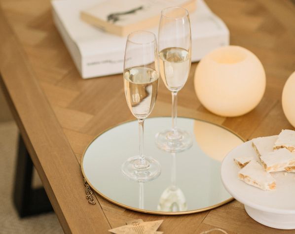 Complementos de mesa y vasos