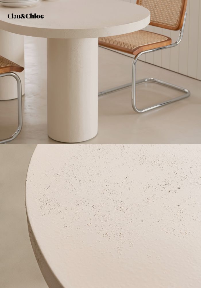 Muebles de microcemento