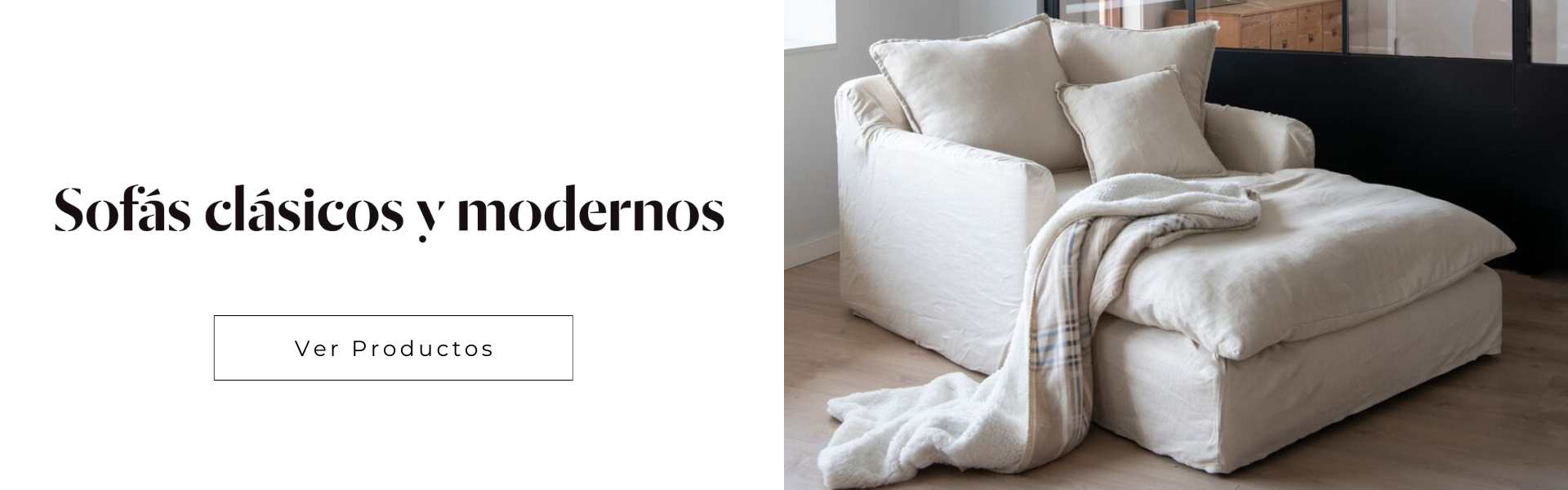 Sofás clásicos y modernos