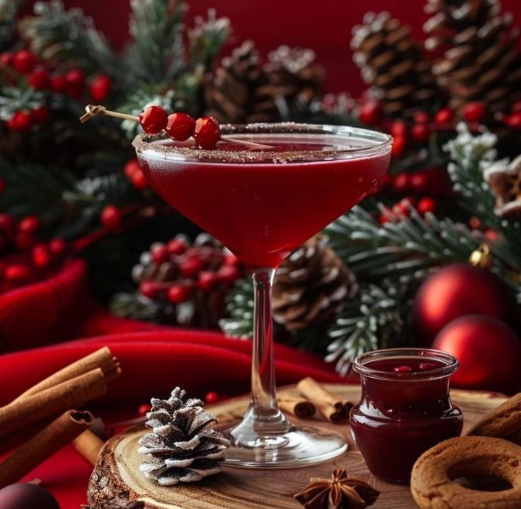 Receta sangr&iacute;a de cava con frutos rojos y hierbabuena