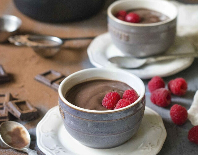 receta de natillas de chocolate