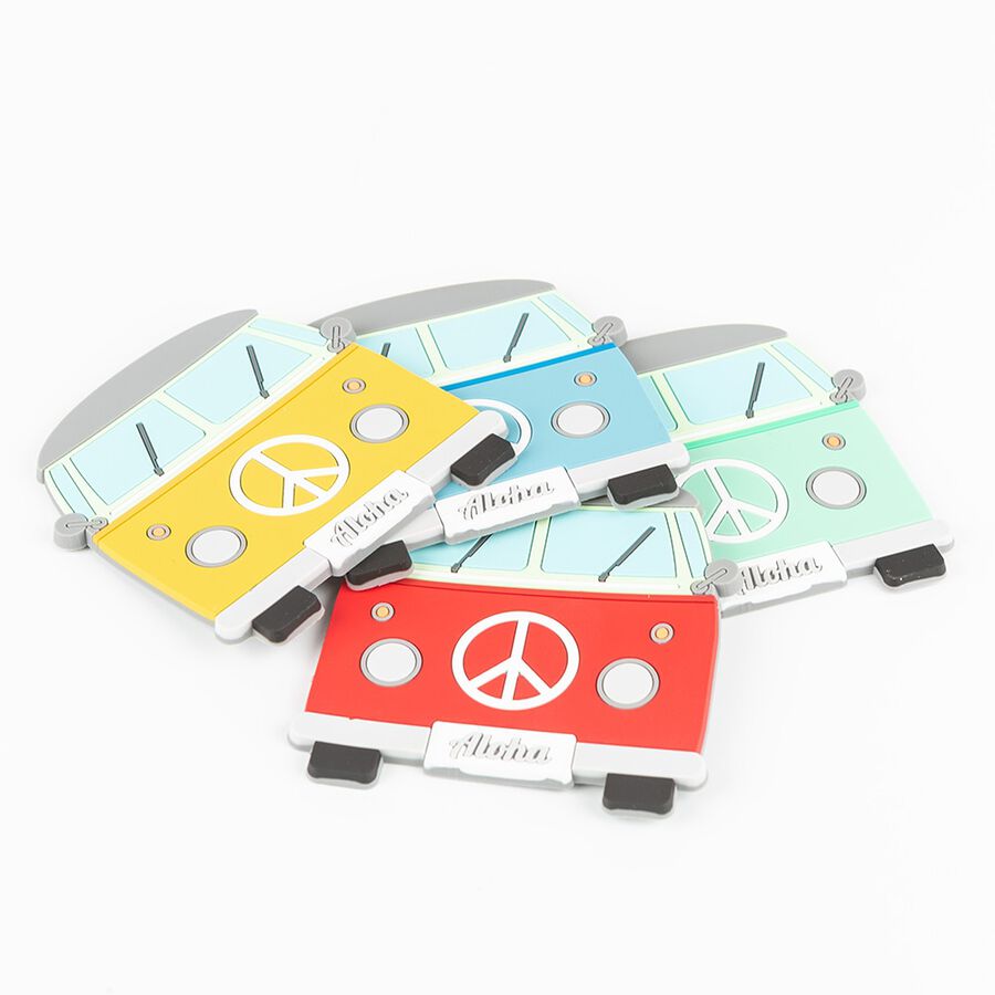 Set de 4 posavasos PVC Van Ø9cm