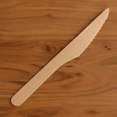 Set de 20 cuchillos desechables de pino