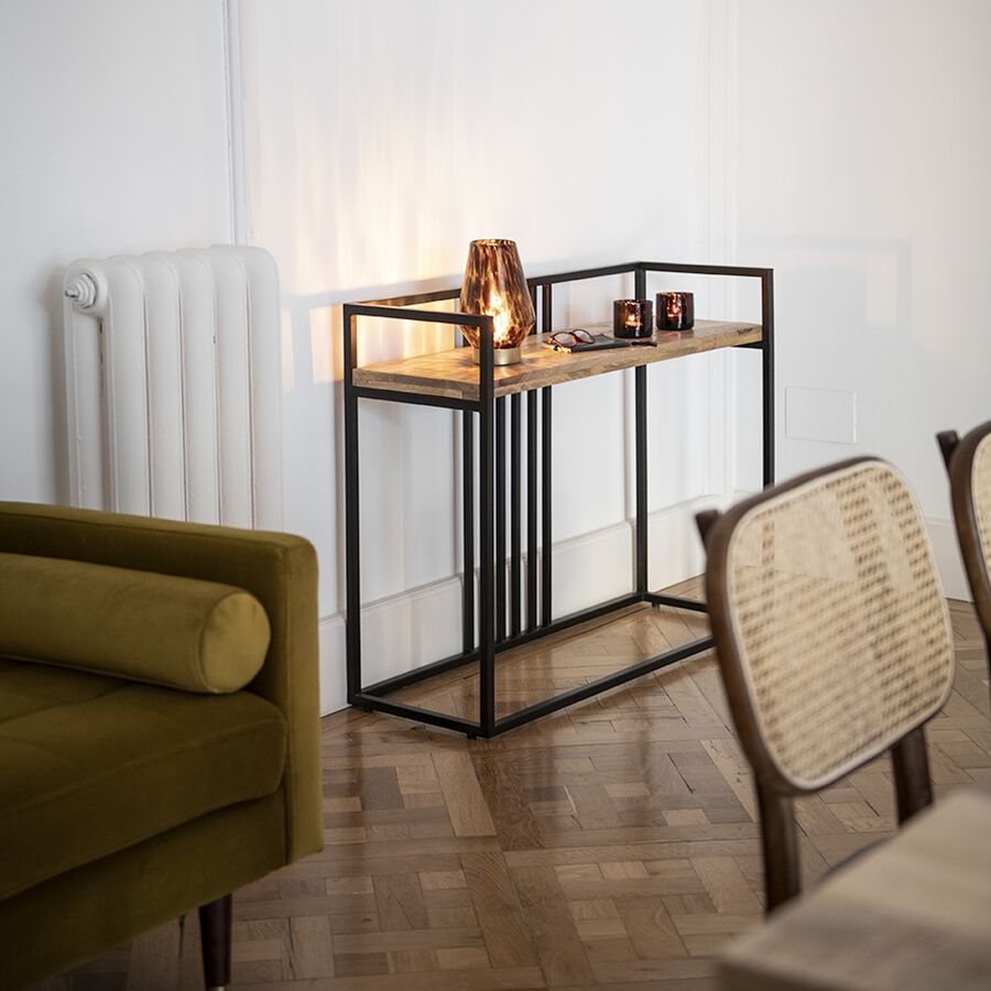 Consola de madera de mango Nashville 110x36x80cm Clau&Chloe