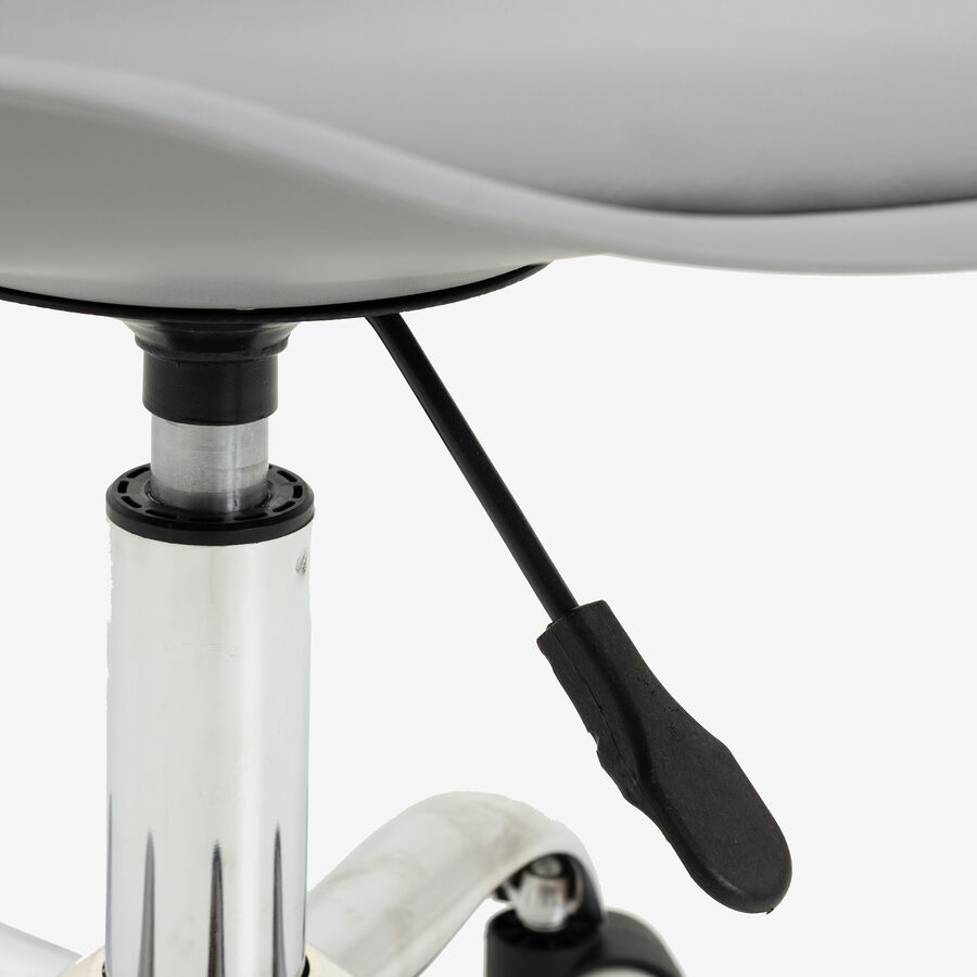 Silla oficina Tulip gris 48x55x45cm