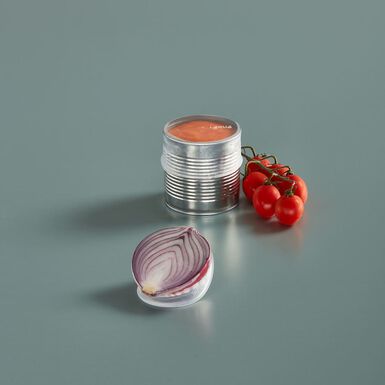 Set de 2 tapas extensibles Ø8cm Lékué