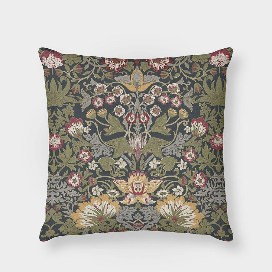 Funda de coj&iacute;n de lino blooming Botanicals 45x45cm Clau&Chloe