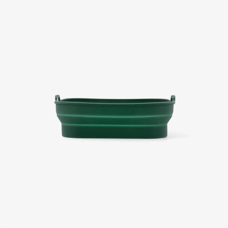 Cesta cuadrada de airfryer verde de silicona Terrae 20cm 