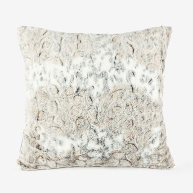 Funda de cojín de poliéster Leopardo de las nieves 45x45cm