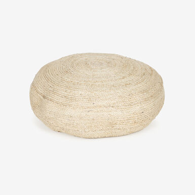 Puf de yute natural Ø60x25cm