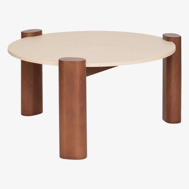 Mesa auxiliar de madera Varek &Oslash;85,5cm