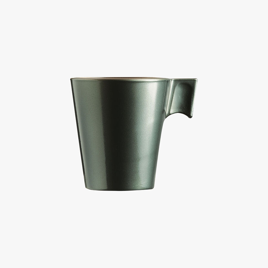 Taza de vidrio verde Flashy 8cl