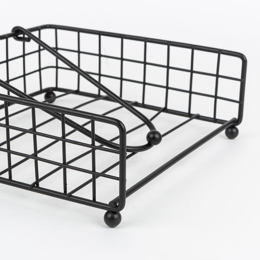 Servilletero acero Preto 19x19x7cm