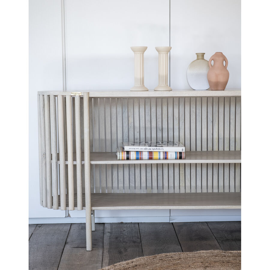 Aparador de madera de mango Paris 180x40x80cm Clau&Chloe