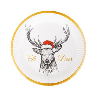 Set de 10 platos de cart&oacute;n varios modelos