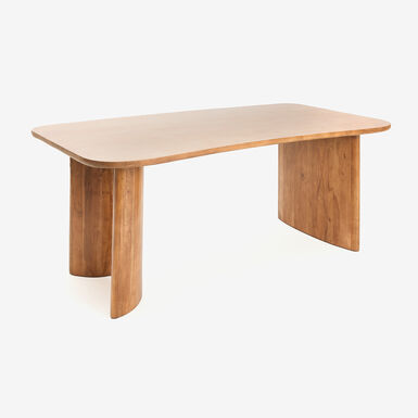 Mesa de comedor de madera acacia Napoli 200x100x76cm