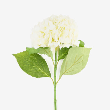 Flor artificial hortensia blanca 66cm