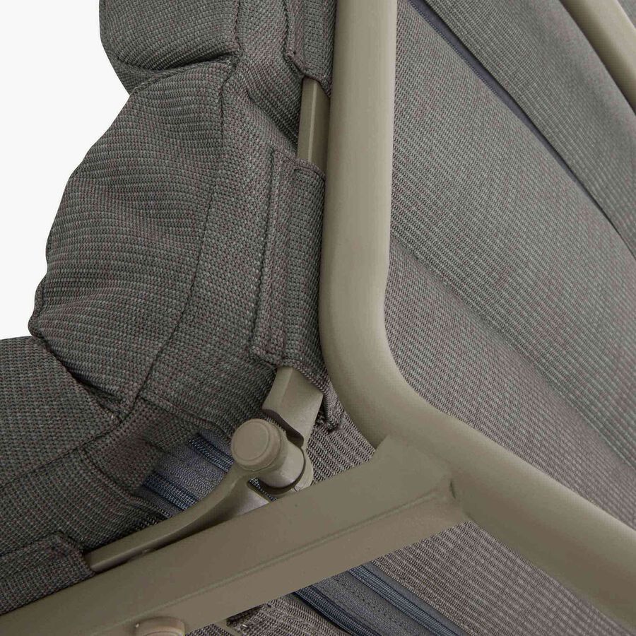 Conjunto de jard&iacute;n para 4 personas de acero cafe Solani