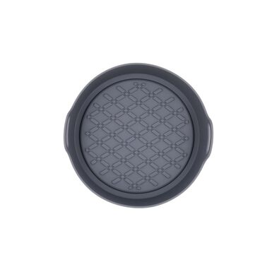 Cesta freidora de silicona gris Ø18x8cm