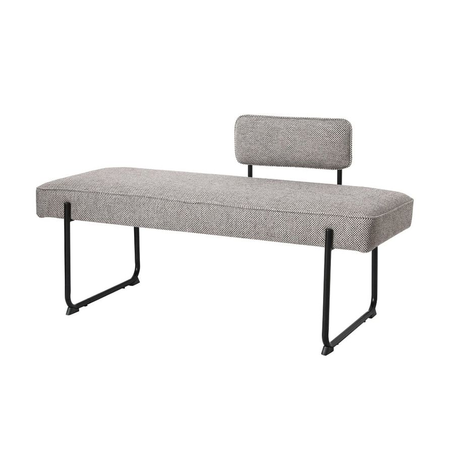 Banco gris 117x47x63cm