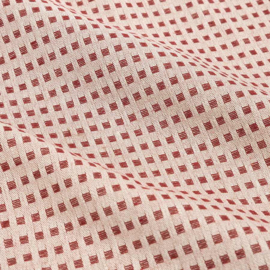 Mantel de algod&oacute;n reciclado granate Trivial 140x200cm