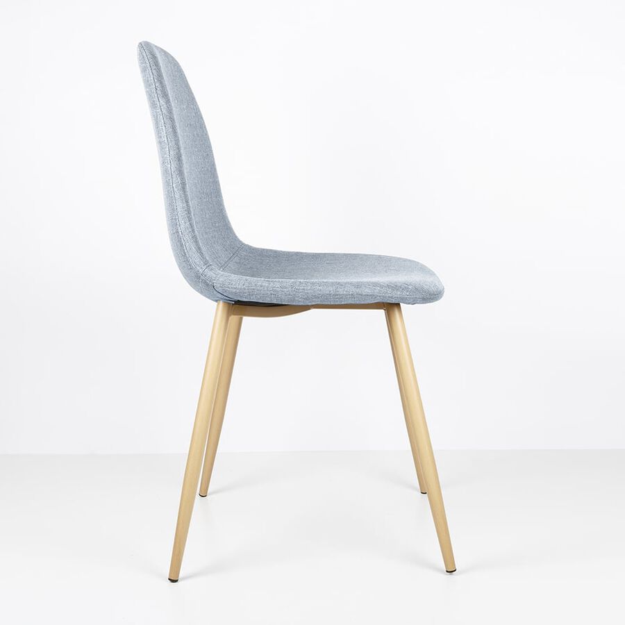 Silla de comedor azul cielo Concept 45x55cm