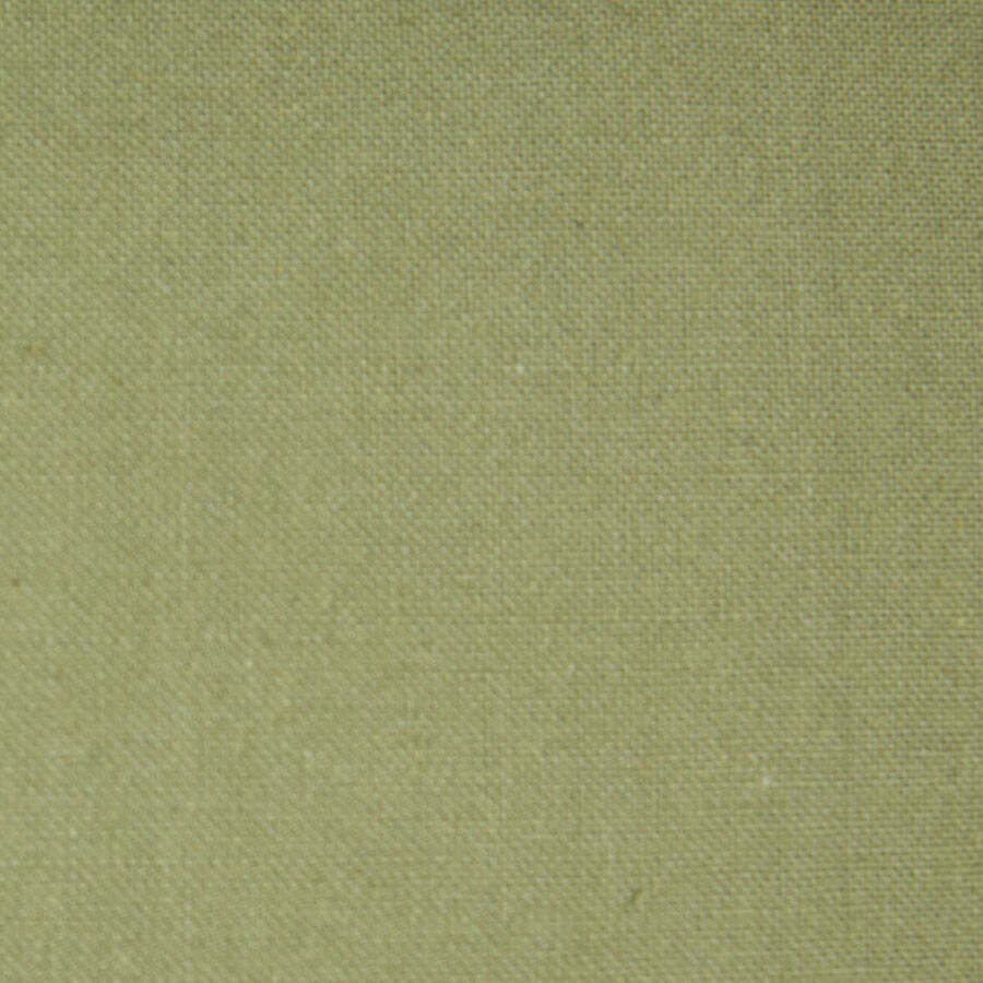 Funda de coj&iacute;n de algod&oacute;n verde ribete 45x45cm