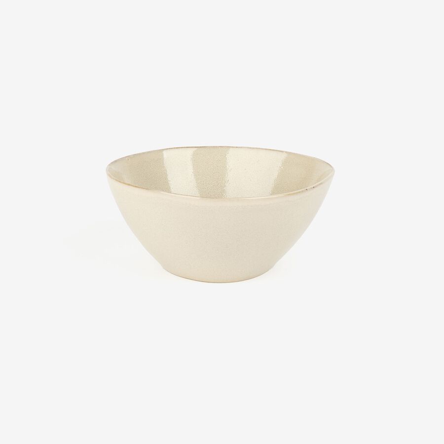 Bol de gres blanco Beget Ø15cm