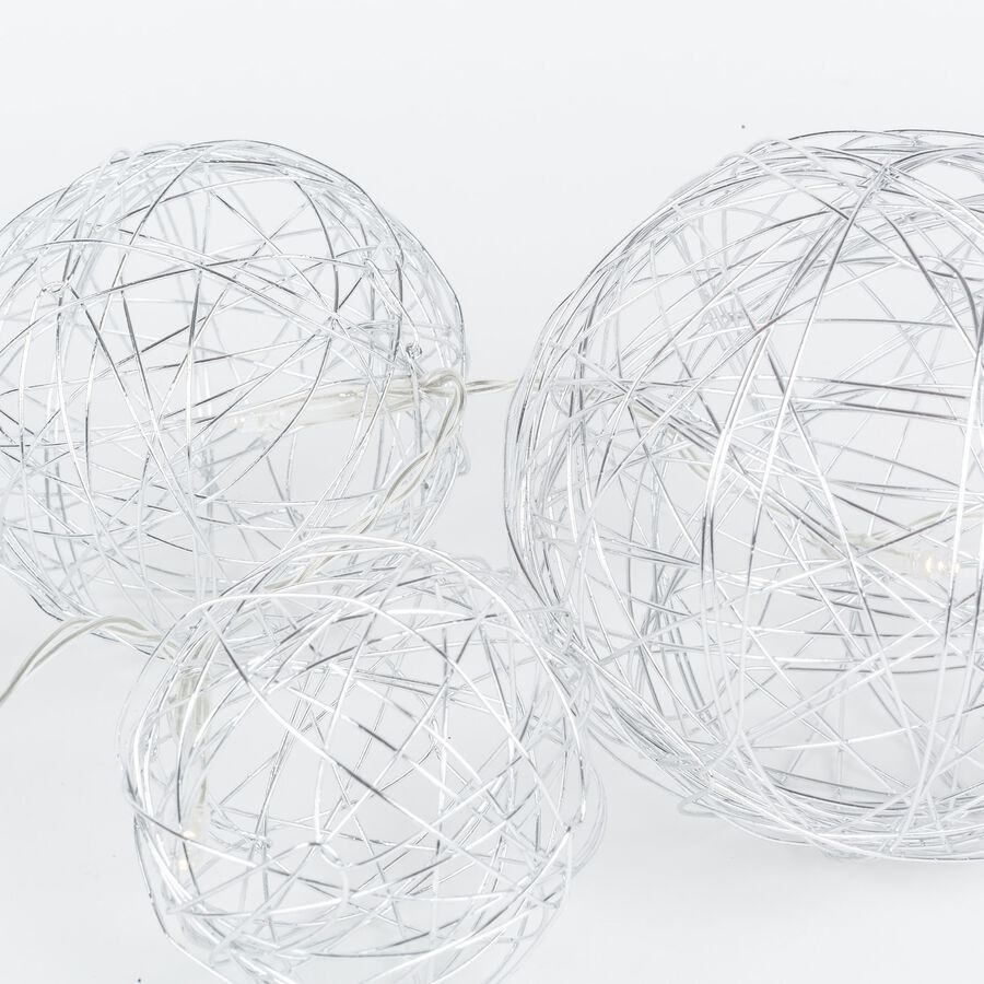 Guirnalda de luces interior 8 LEDs luz c&aacute;lida 90cm