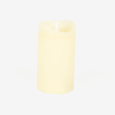 Vela LED crema 7x12,5cm