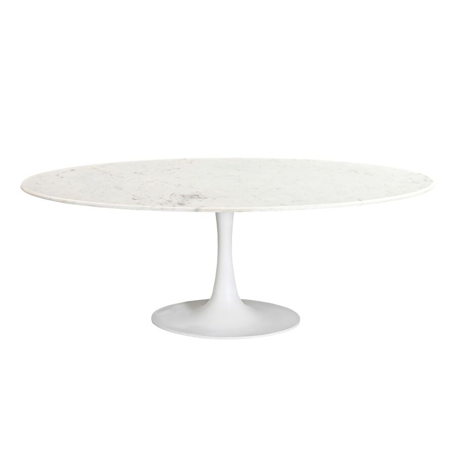 Mesa de comedor de mármol y metal Hefei 200x100x76cm Clau&Chloe