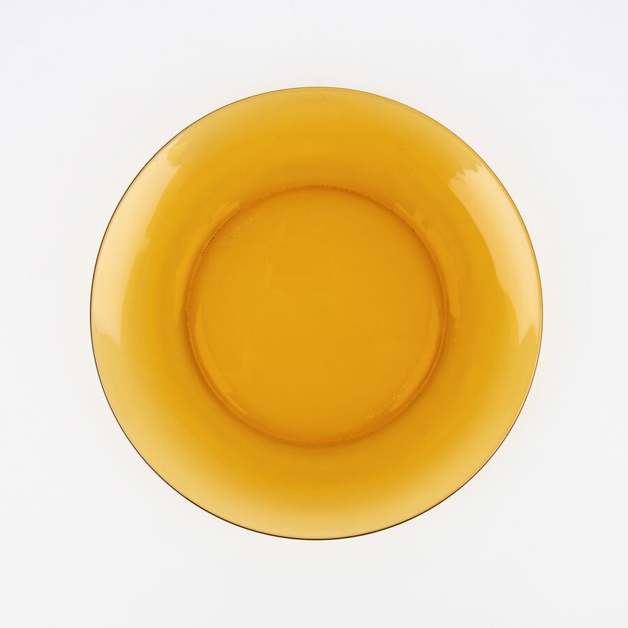 Plato de postre de vidrio opal Lys Ambar Duralex Picardie &Oslash;19cm