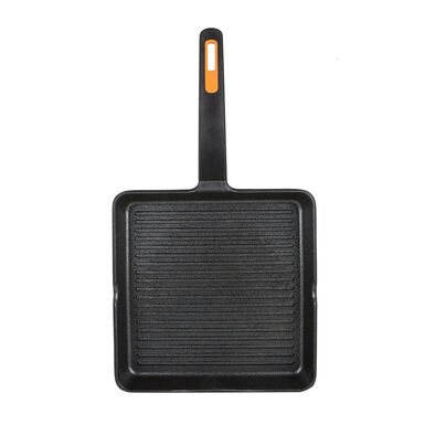 Grill de aluminio con rayas Efficient Plus Ø28cm