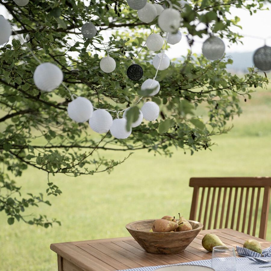 Guirnalda Luminosa 20 Farolillos Blancos