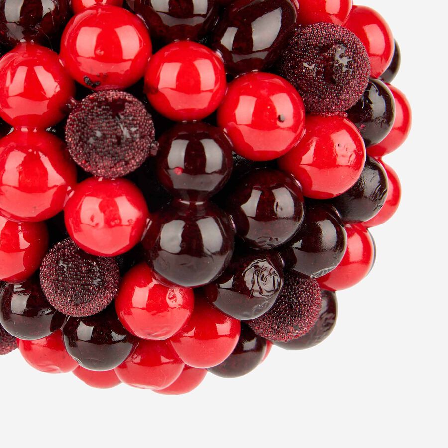 Bola decorativa de &aacute;rbol frutos rojos &Oslash;10cm