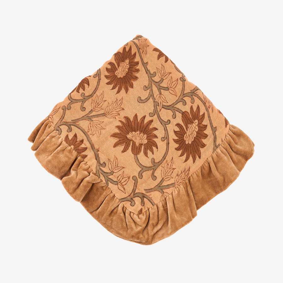 Funda de cojín de algodón flor Mia 50x50cm Clau&Chloe