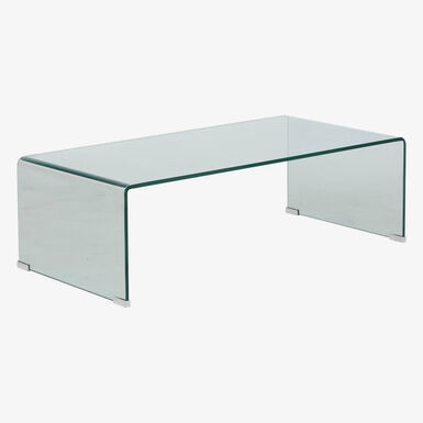 Mesa de centro de vidrio Xalen 110x55x38cm 