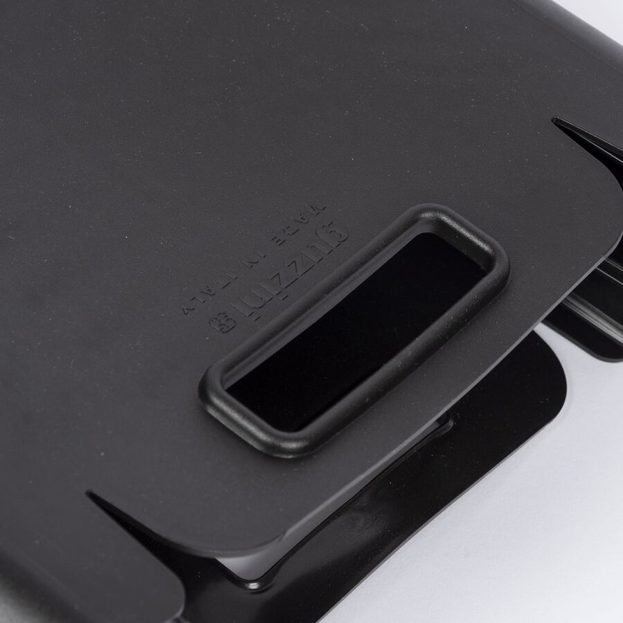 Cubo plegable de pl&aacute;stico para reciclaje negro - Guzzini